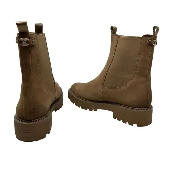 Sam Edelman Laguna Chelsea Boots Tan Suede Lug Sole Ankle Booties Women’s 11 - Picture 9 of 14